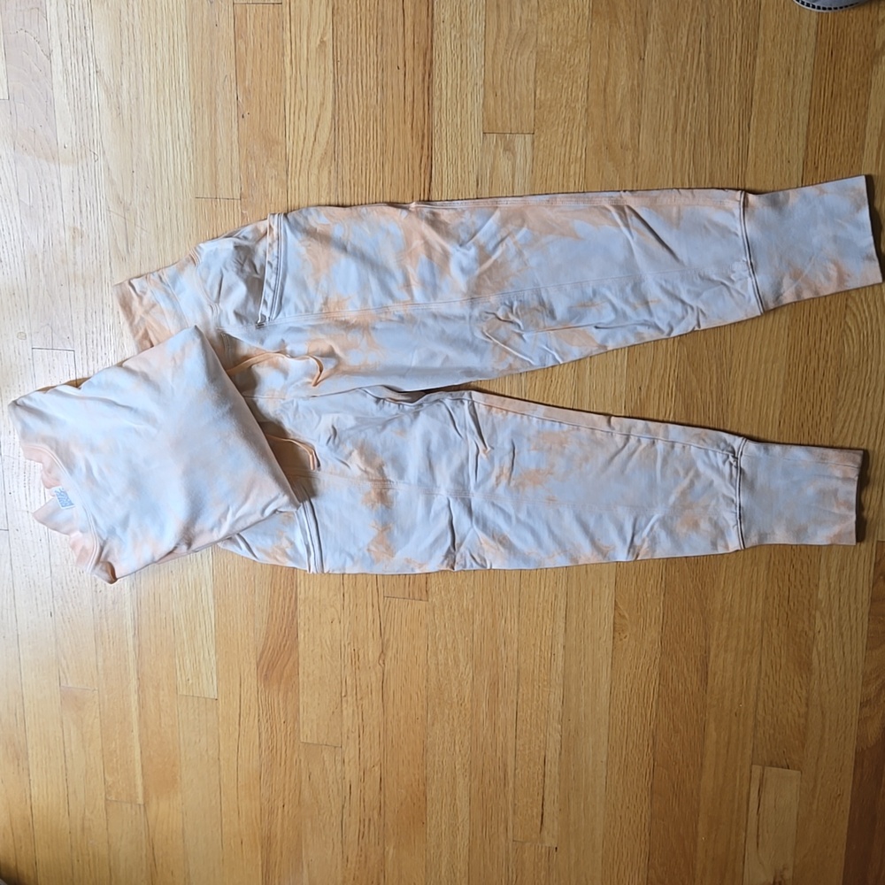 All in Motion Activewear Set Orange and Cream